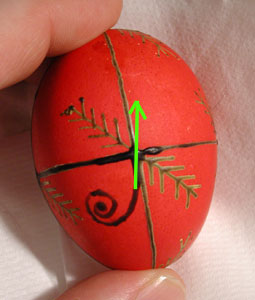 Pysanky Tutorial 2nd Color on http://www.allthingsukrainian.com