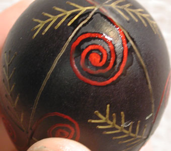 Final Color Pysanky Tutorial on http://www.allthingsukrainian.com